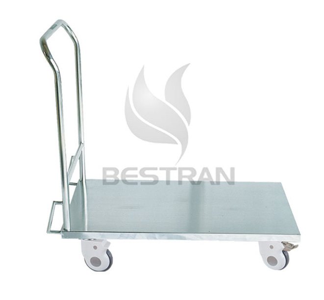 Trolley with flat plate