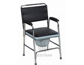 Steel commode chair