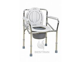 Steel commode chair