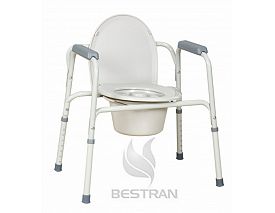 Steel commode chair