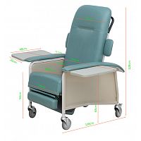 Luxurios Foldable Accompany Chair Bed Elderly Recliner Chair