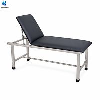 Stainless Steel Examination Couch with Thick Waterproof PU Mattress for Hospital Clinic Use