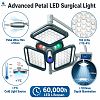 Premium Double Dome Ceiling LED Surgical Light with Touch Screen, 193 LEDs and Adjustable CRI